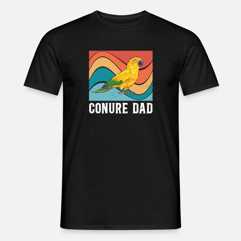 Perruche Perroquet Perruche Oiseau - T-shirt homme - noir
