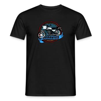 Krad Moped Zündapp KS 50 Watercooled - Männer T-Shirt - Schwarz - Vorne - AI Model Male 178 light (178cm)