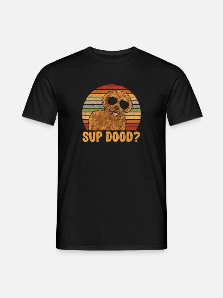 Labradoodle Hund - Männer T-Shirt - Schwarz