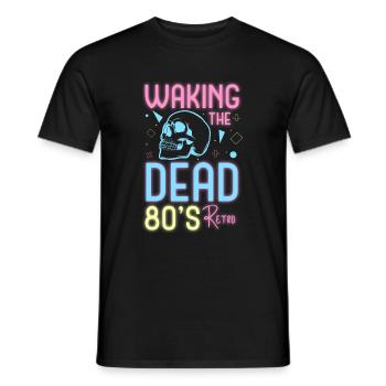 Neon Musik Geek Neon Party - Männer T-Shirt - Schwarz - Vorne - AI Model Male 178 light (178cm)