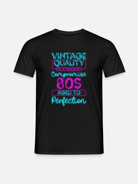 Luminous colours Cool Nostalgia - Men's T-Shirt - black