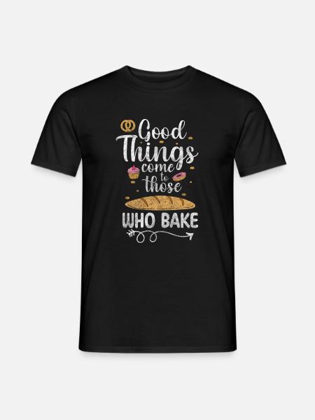 Baker profession dough - Men's T-Shirt - black