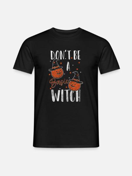 Witch Halloween Saying - Men's T-Shirt - black