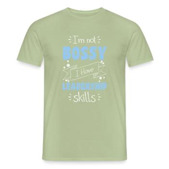 Chief Supervisor Team - Men's T-Shirt - sage - Front - AI Model Male 178 light (178cm)