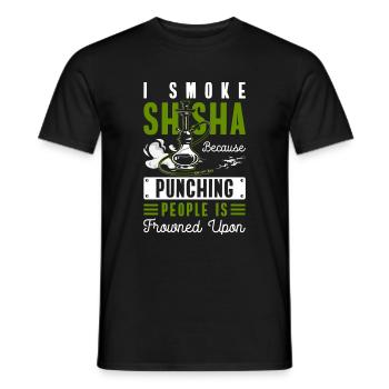 Wasserpfeife Rauch Türkisch Smoken - Männer T-Shirt - Schwarz - Vorne - AI Model Male 178 light (178cm)