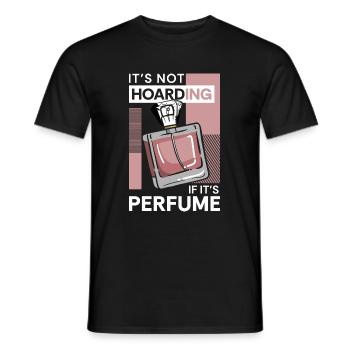 Duft Riechen Parfümflasche - Männer T-Shirt - Schwarz - Vorne - AI Model Male 178 light (178cm)