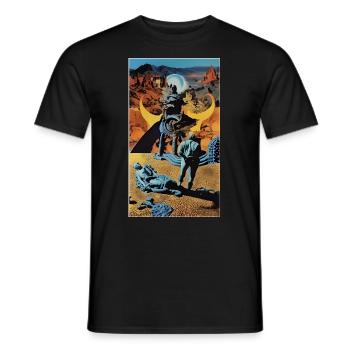 Surial Area - Männer T-Shirt - Schwarz - Vorne - AI Model Male 178 light (178cm)
