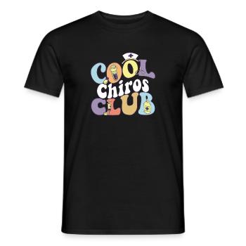 Cool Chiros Club Chiropractor Medical - Männer T-Shirt - Schwarz - Vorne - AI Model Male 178 light (178cm)