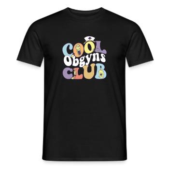 Cool Obgyns Club Gynecologist Practitioner - Männer T-Shirt - Schwarz - Vorne - AI Model Male 178 light (178cm)