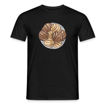 Concha Hispanique Mexicain Pan Dulce - T-shirt homme - noir - Devant - AI Model Male 178 light (178cm)