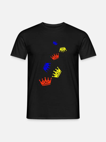 Crown Symbol - Men's T-Shirt - black