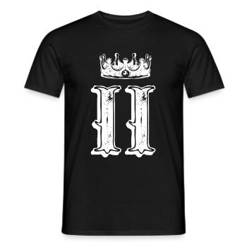 11 Couronne numérique - T-shirt homme - noir - Devant - AI Model Male 178 light (178cm)