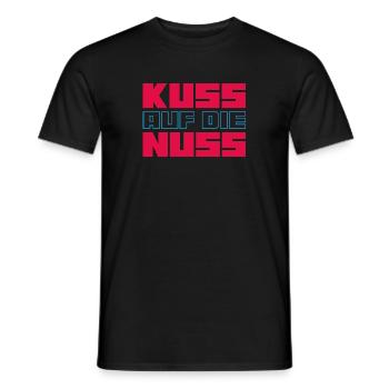 Baiser sur la noix - T-shirt homme - noir - Devant - AI Model Male 178 light (178cm)