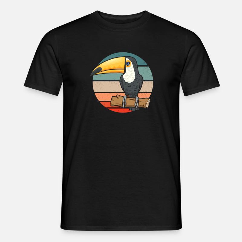 Tukan Vogel Regenwald - Männer T-Shirt - Schwarz
