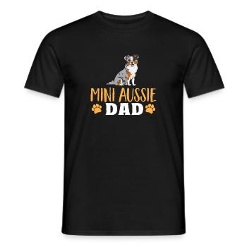 Miniature Australian Shepherd - Men's T-Shirt - black - Front - AI Model Male 178 light (178cm)