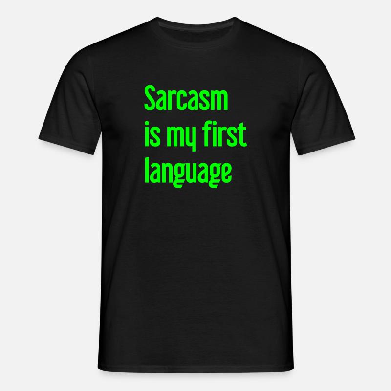 Sarkasmus-Profi - Männer T-Shirt - Schwarz