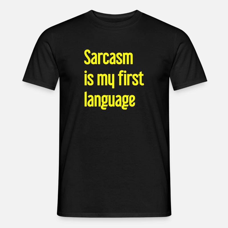 Sarkasmus-Profi - Männer T-Shirt - Schwarz