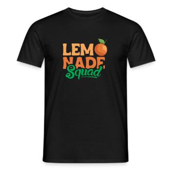 Orange Citrus Limonade Lemonade Crew - T-shirt homme - noir - Devant - AI Model Male 178 light (178cm)