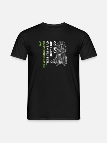 Newfoundland Newfoundland Dog - Men's T-Shirt - black