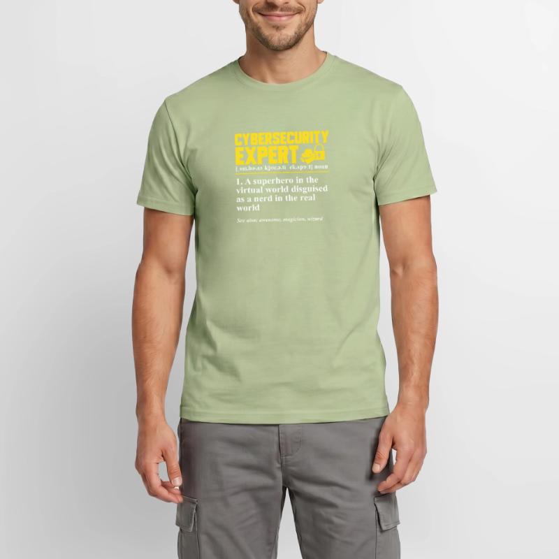 Cybersecurity Hackers IT Security Men's T-Shirt