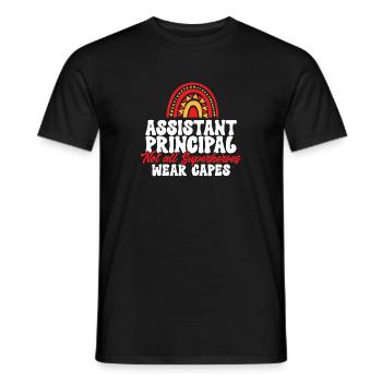 Stellvertretende Schulleiterin - Männer T-Shirt - Schwarz - Vorne - AI Model Male 178 light (178cm)
