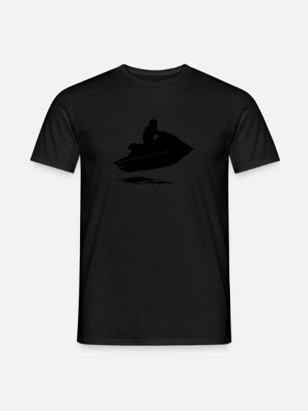 Jetski - Jet-Ski - Wassermotorrad - Jetboot - Männer T-Shirt - Schwarz