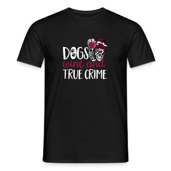 Wahre Verbrechen Podcaster True Crime Podcast - Men's T-Shirt - black - Front - AI Model Male 178 light (178cm)