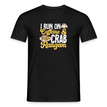 Krabben Rangoon Crab Rangoon - Men's T-Shirt - black - Front - AI Model Male 178 light (178cm)
