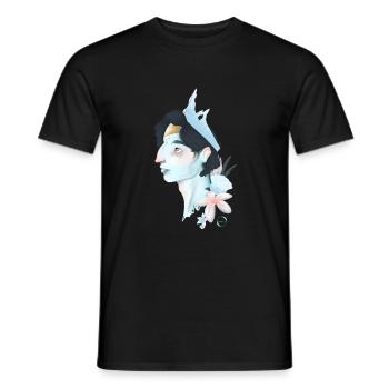 prince de glace (Ise) - T-shirt homme - noir - Devant - AI Model Male 178 light (178cm)