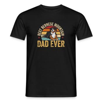 Bernese Mountain Dog - Men's T-Shirt - black - Front - AI Model Male 178 light (178cm)