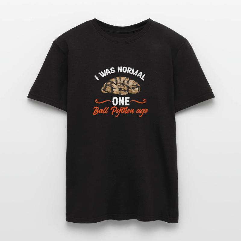 Ball Python Schlange Königspython Männer T-Shirt