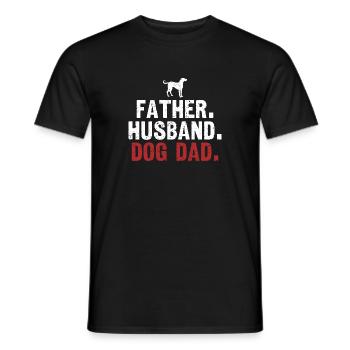 Redbone Coonhound Hund Geschenk - Männer T-Shirt - Schwarz - Vorne - AI Model Male 178 light (178cm)