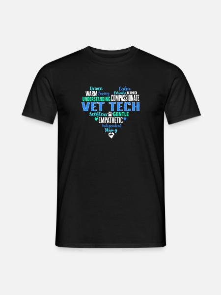 Vet Tech Veterinary Veterinary Technician - Men's T-Shirt - black