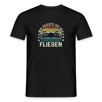Mir Reichts Ich Geh Fliegen Drohne Drohnenflieger - Männer T-Shirt - Schwarz - Vorne - AI Model Male 178 light (178cm)