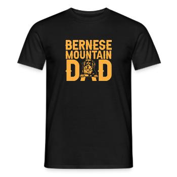 Bernese Mountain Dog - Men's T-Shirt - black - Front - AI Model Male 178 light (178cm)