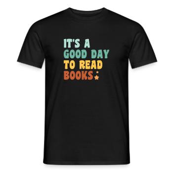 Livres Lecture de livres Rat de bibliothèque Rat de bibliothèque Accro aux livres - T-shirt homme - noir - Devant - AI Model Male 178 light (178cm)