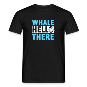 Weißwal Beluga Wal - Männer T-Shirt - Schwarz - Vorne - AI Model Male 178 light (178cm)