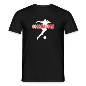 Oberhausen, meine Stadt! - Männer T-Shirt - Schwarz - Vorne - AI Model Male 178 light (178cm)