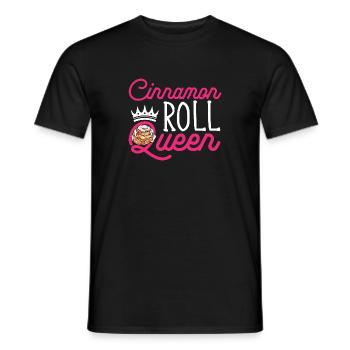 Rouleau à la cannelle - T-shirt homme - noir - Devant - AI Model Male 178 light (178cm)