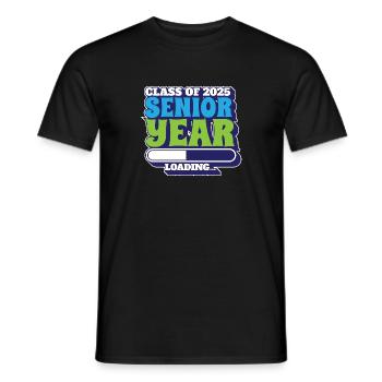 Class Of 2025 Senior Year Loading Future High - Männer T-Shirt - Schwarz - Vorne - AI Model Male 178 light (178cm)