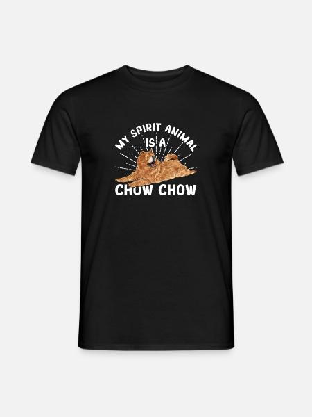 Chow Chow Dog - Men's T-Shirt - black