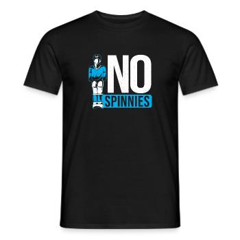 No Spinnies Table Soccer Player Foosball - Männer T-Shirt - Schwarz - Vorne - AI Model Male 178 light (178cm)