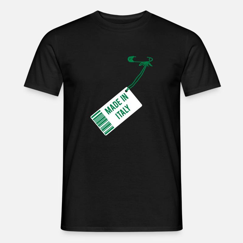 Made in Italy - Männer T-Shirt - Schwarz