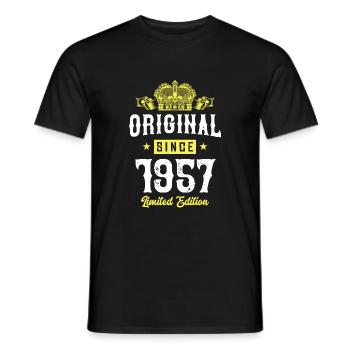 1957 limited edition - Männer T-Shirt - Schwarz - Vorne - AI Model Male 178 light (178cm)