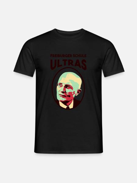 Freiburger Schule Walter Eucken Ultras - Männer T-Shirt - Schwarz