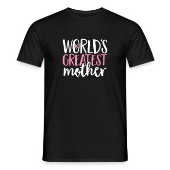 La meilleure mère du monde Fête des mères - T-shirt homme - noir - Devant - AI Model Male 178 light (178cm)