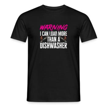 Trapschießen Skeet Tontaubenschießen - Männer T-Shirt - Schwarz - Vorne - AI Model Male 178 light (178cm)