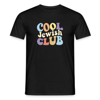 Cool Jewish Club Jews Squad Hebrew Yiddish - Männer T-Shirt - Schwarz - Vorne - AI Model Male 178 light (178cm)