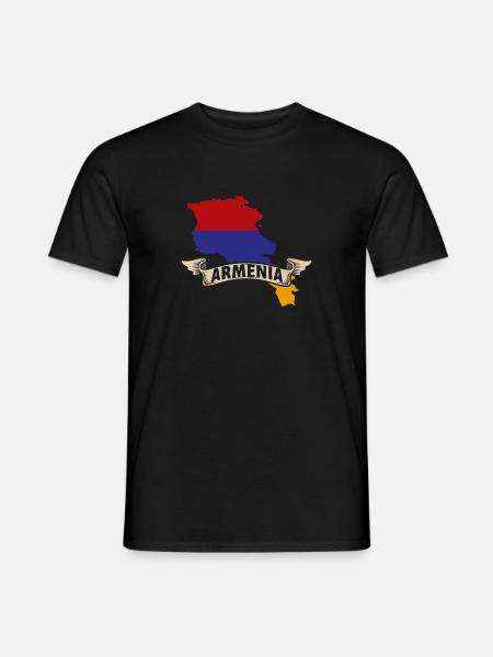 Armenian flag Armenia - Men's T-Shirt - black