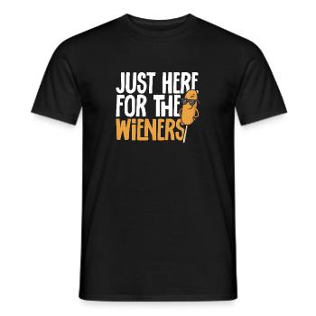 Corn Dog Corndog - Men's T-Shirt - black - Front - AI Model Male 178 light (178cm)